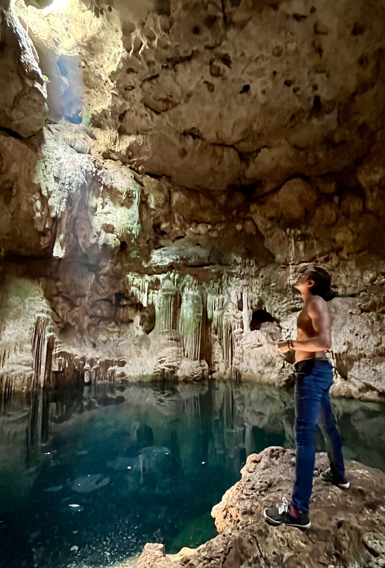 Luz en el Cenote